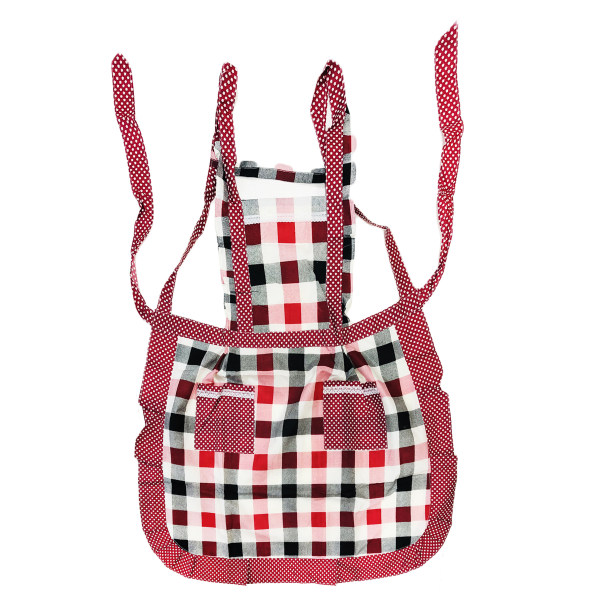 پیشبند آشپزخانه طرح چهارخانه کد trk17