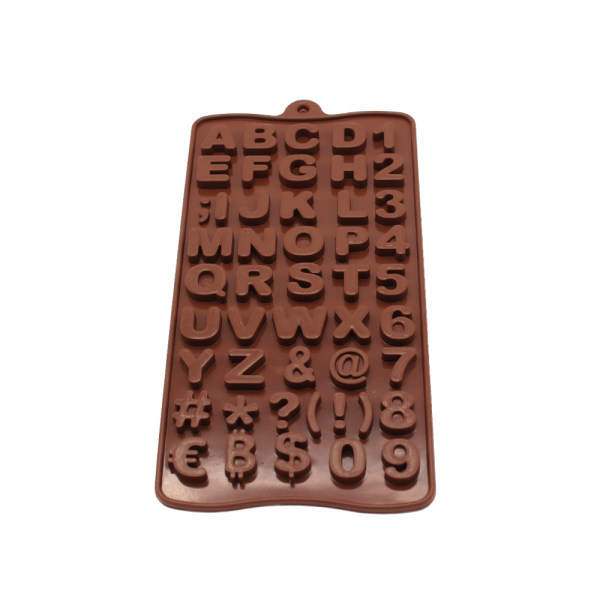 قالب شکلات طرح حروف مدل A-82