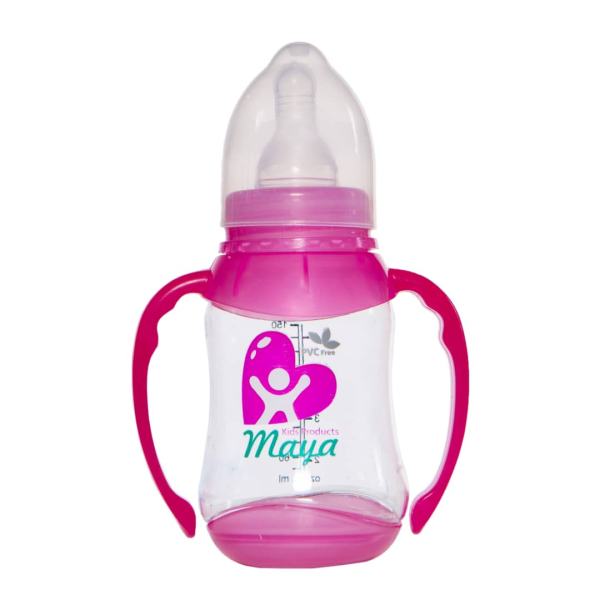 شیشه شیر نوزاد مایا مدل 001 گنجایش 150 میلی لیتر