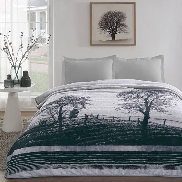 پتوی ازدیلک مدل Wood دو نفره سایز 240×200 سانتی متر