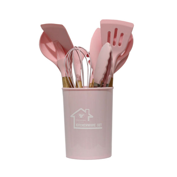 سرویس کفگیر و ملاقه 12 پارچه کیچن‌ وار ست مدل سیلیکونی