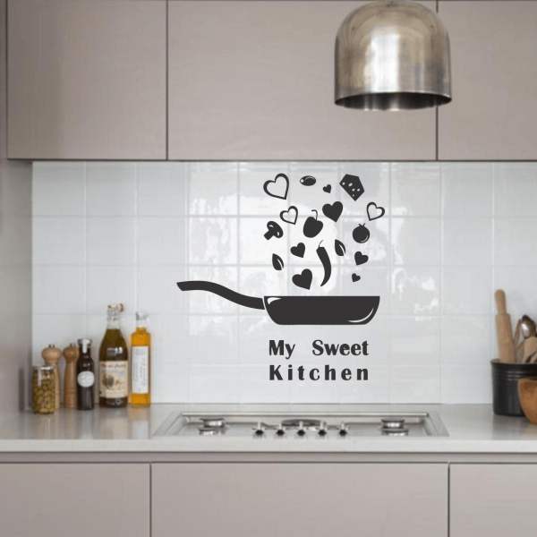 استیکر دیواری سهیل چاپ مدل آشپزخونه سوییت کد 22