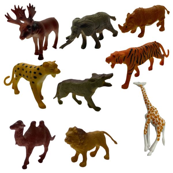 فیگور مدل حیوانات جنگل مجموعه 12 عددی