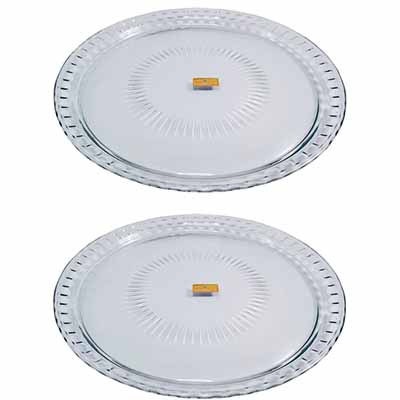 دیس شیشه و بلور اصفهان مدل اطلسی بسته 2 عددی