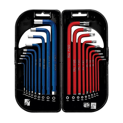 آچار آلن و ستاره ای هیوندای مدل HT180 مجموعه 18 عددی