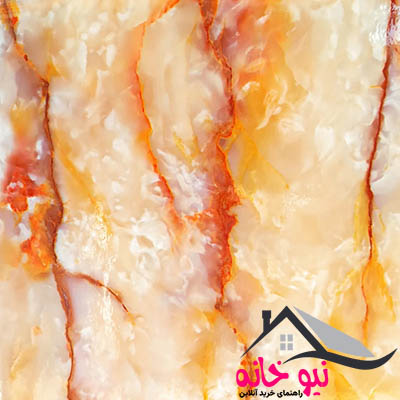 برچسب کابینت طرح سنگ هایگلاس ضخیم مدل 3513