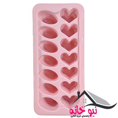 قالب یخ مدل قلبی بسته 2 عددی