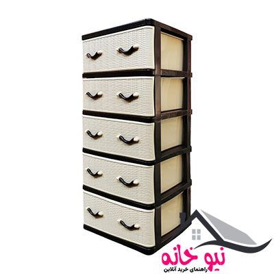 فایل کشویی الوند پلاستیک طرح حصیری کد 405