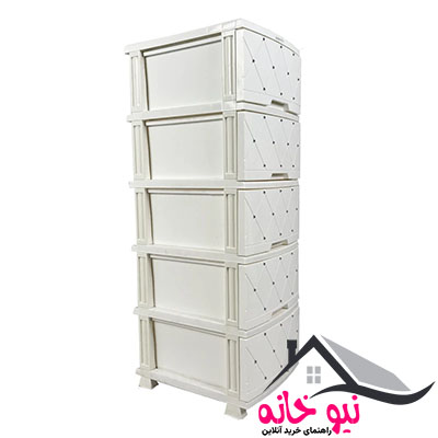 فایل کشویی رزگلد مدل 5 کشو XL نگین دار R752