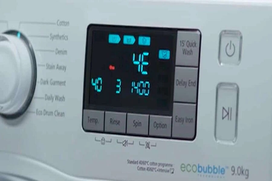 ارورهای ماشین لباسشویی سامسونگ