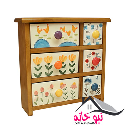 فایل کشویی مدل شش کشو ترکیبی کد 9