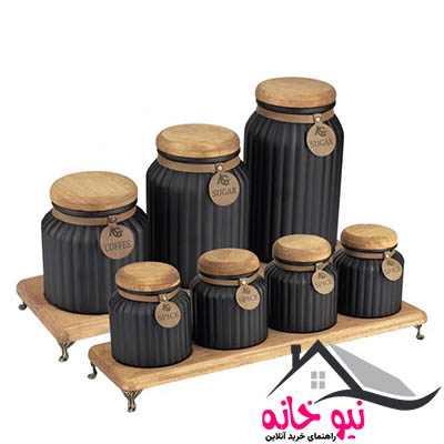 ست پاسماوری 7 پارچه مدل پایه دار