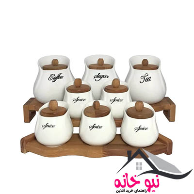 ست پاسماوری 8 پارچه مدل یقه دار