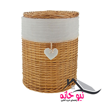 سبد رخت چرک مدل استوانه ای کد SLH-L