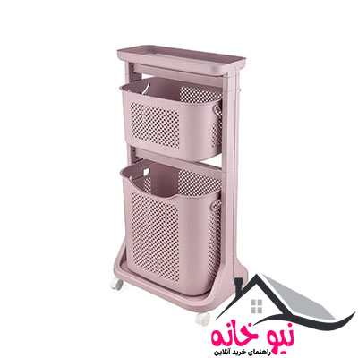 سبد رخت چرک لیمون مدل بافت