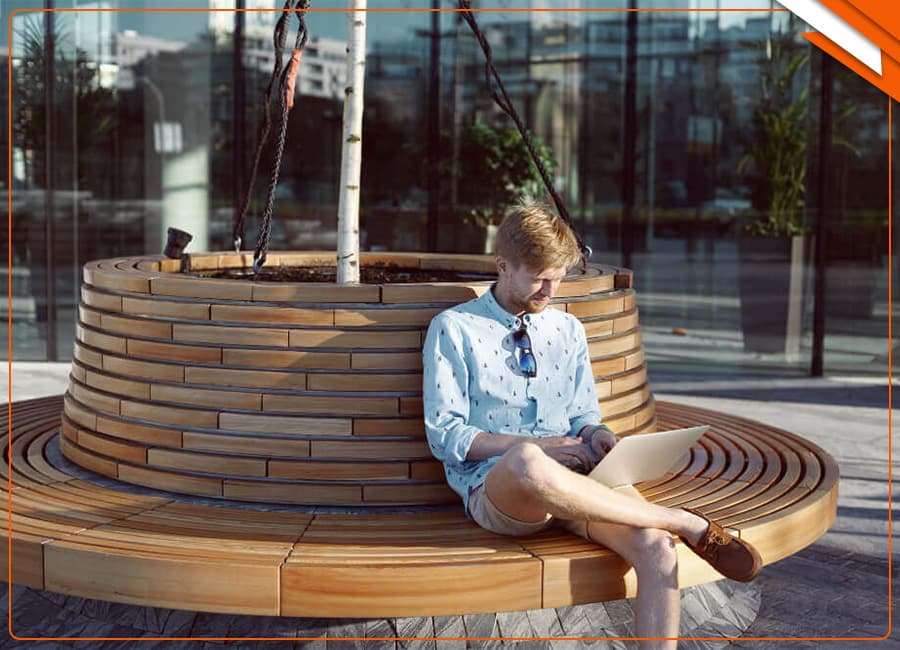 مبلمان شهری برای استراحت و بازیابی انرژی