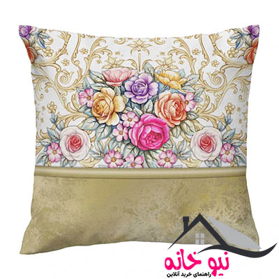 کاور کوسن طرح گل قرنیز کد 192