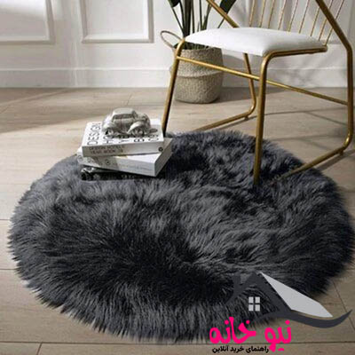 پادری هیراد هوم فرنشینگ طرح خز فانتزی سایز 100×100 سانتی متر