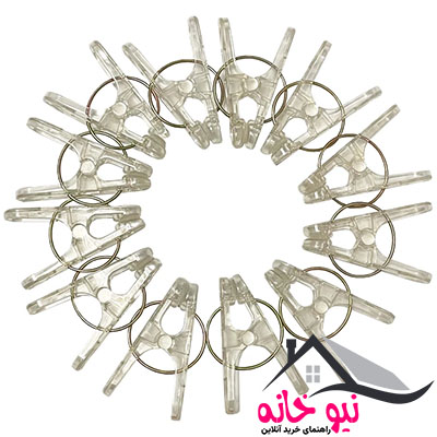 گیره لباس مدل 9136 بسته 12 عددی