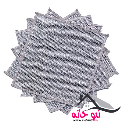 اسکاچ و سیم ظرفشویی مدل ضدخش بسته ده عددی