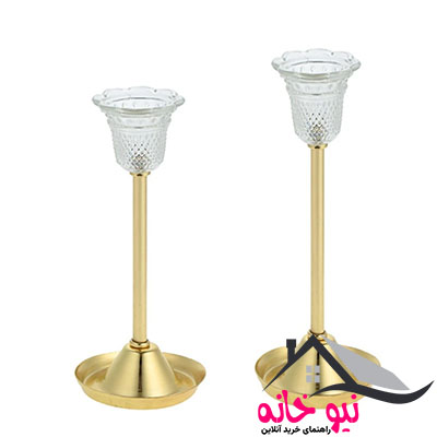 شمعدان مدل باکارات مجموعه 2 عددی