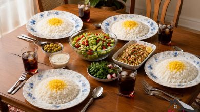 بشقاب برنج خوری