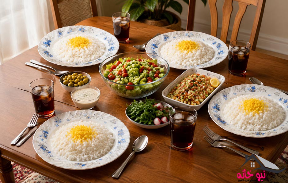 بشقاب برنج خوری