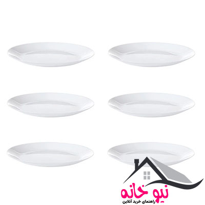 بشقاب غذاخوری ایکیا مدل Oftast سایز 25 - بسته 6 عددی