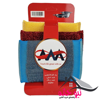 اسکاچ و سیم ظرفشویی کد 21 مجموعه 3 عددی