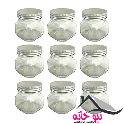 بانکه مدل کتیبه ای کوچک مجموعه 9 عددی
