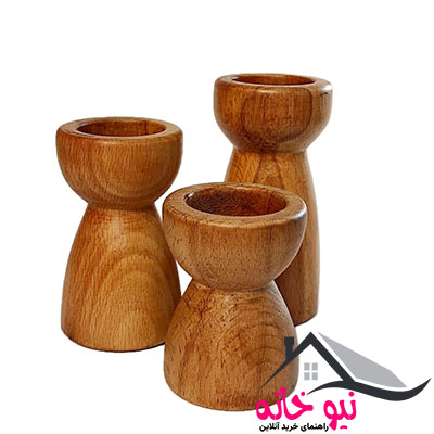 جاشمعی مدل چوبی کد SH.103 مجموعه 3 عددی