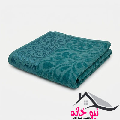 حوله دستی بهباف آذر مدل ترمه سایز 58×30 سانتی متر