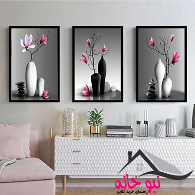 تابلو مدل دکوراتیو کد 1071 مجموعه 3 عددی