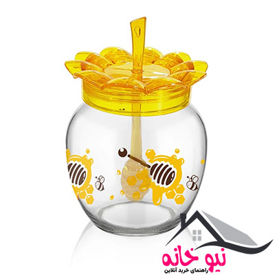ظرف عسل طرح گل مدل lotus44200