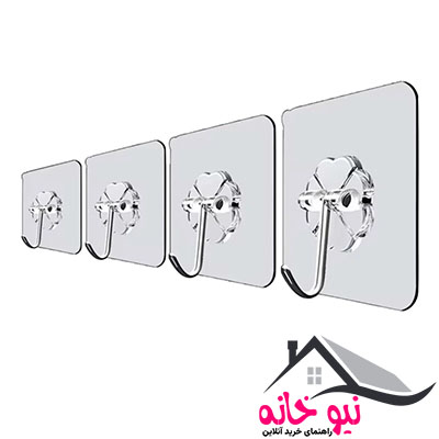آویز حوله طرح شکوفه مجموعه 4 عددی