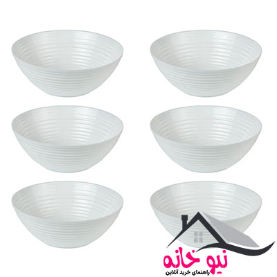 کاسه آبگوشت خوری گلدن اوپال مدل هارنا بسته 6 عددی