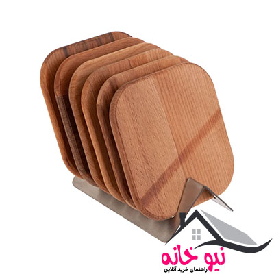 زیر لیوانی ال وی مدل مدرن کد 6353460689 بسته 6 عددی