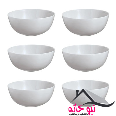 کاسه مدل آبگوشت کد Opal-16CM بسته 6 عددی