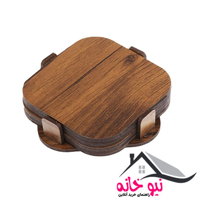 زیر لیوانی مدل مربع بسته 6 عددی