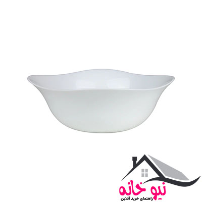 کاسه آبگوشت خوری طرح مربع مدل ساده کد 5000176 بسته 6 عددی
