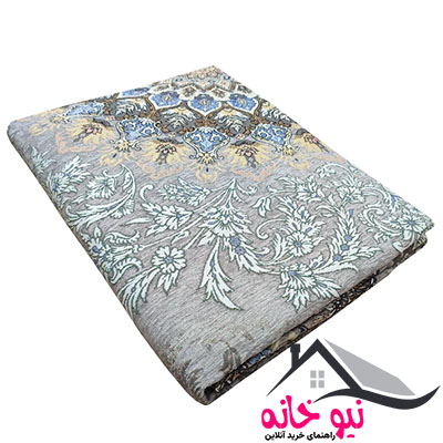 روفرشی سوپر گلشن یزد مدل گل انار کد 811t زمینه طوسی روشن