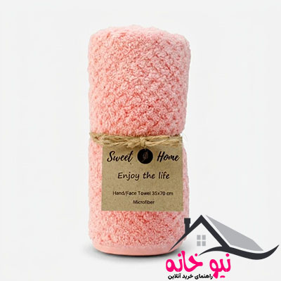 حوله دستی سوییت هوم مدل نانو کد 01 سایز 70x35 سانتی متر