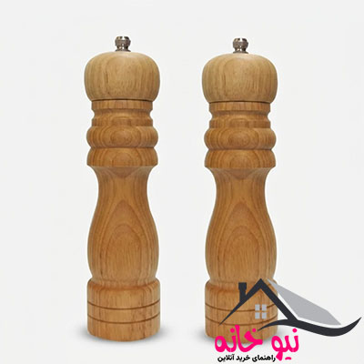 فلفل ساب و نمک ساب مدل چوبی Tall مجموعه 2 عددی