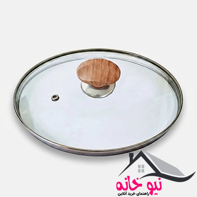 درب قابلمه و تابه طرح چوب سایز 26