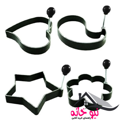 قالب کوکو و تخم مرغ مدل LYA بسته 4 عددی