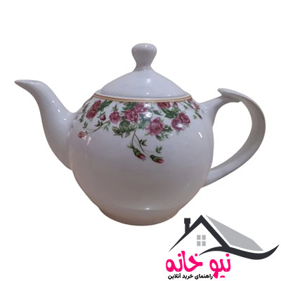 قوری الماس مدل گل سرخ
