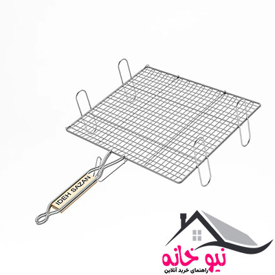 توری کباب پز ایده سازان مدل گود پایه دار