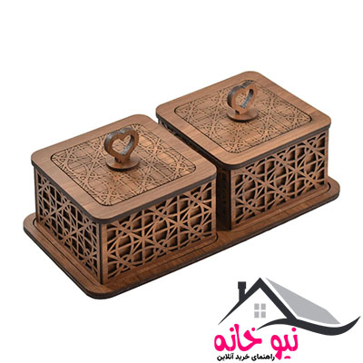 قندان مدل یاس مجموعه سه عددی