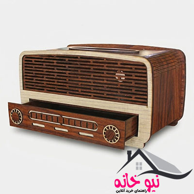 جعبه دستمال کاغذی طرح رادیو کد drk1