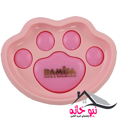 جاصابونی حمام رامیسا طرح پنجه گربه مدل پلاستیک